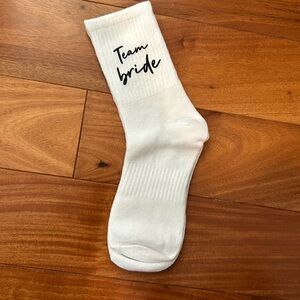 Team bride wedding sox